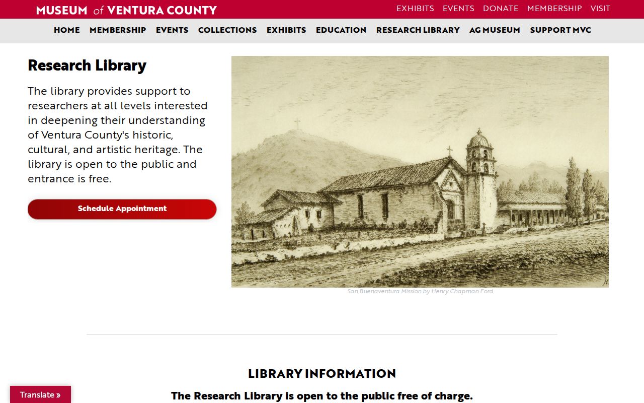 Ventura County city directory research in a museum library collection